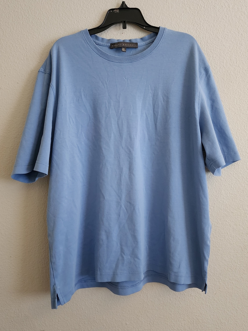 Robert Graham Men's Light Blue Short Sleeve Tee